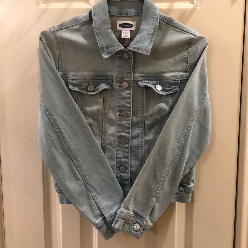 Old Navy Light-Wash Jean Jacket For Girls